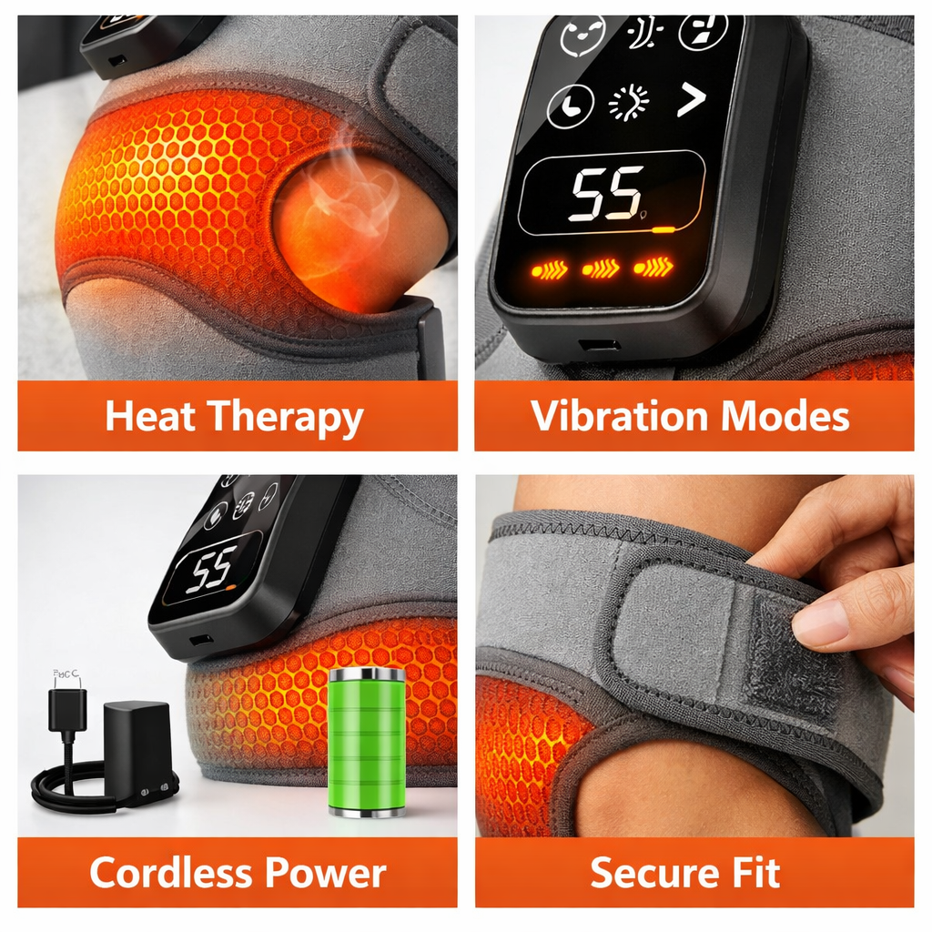 Auralis | Cordless Knee Massager For Pain Relief & Recovery
