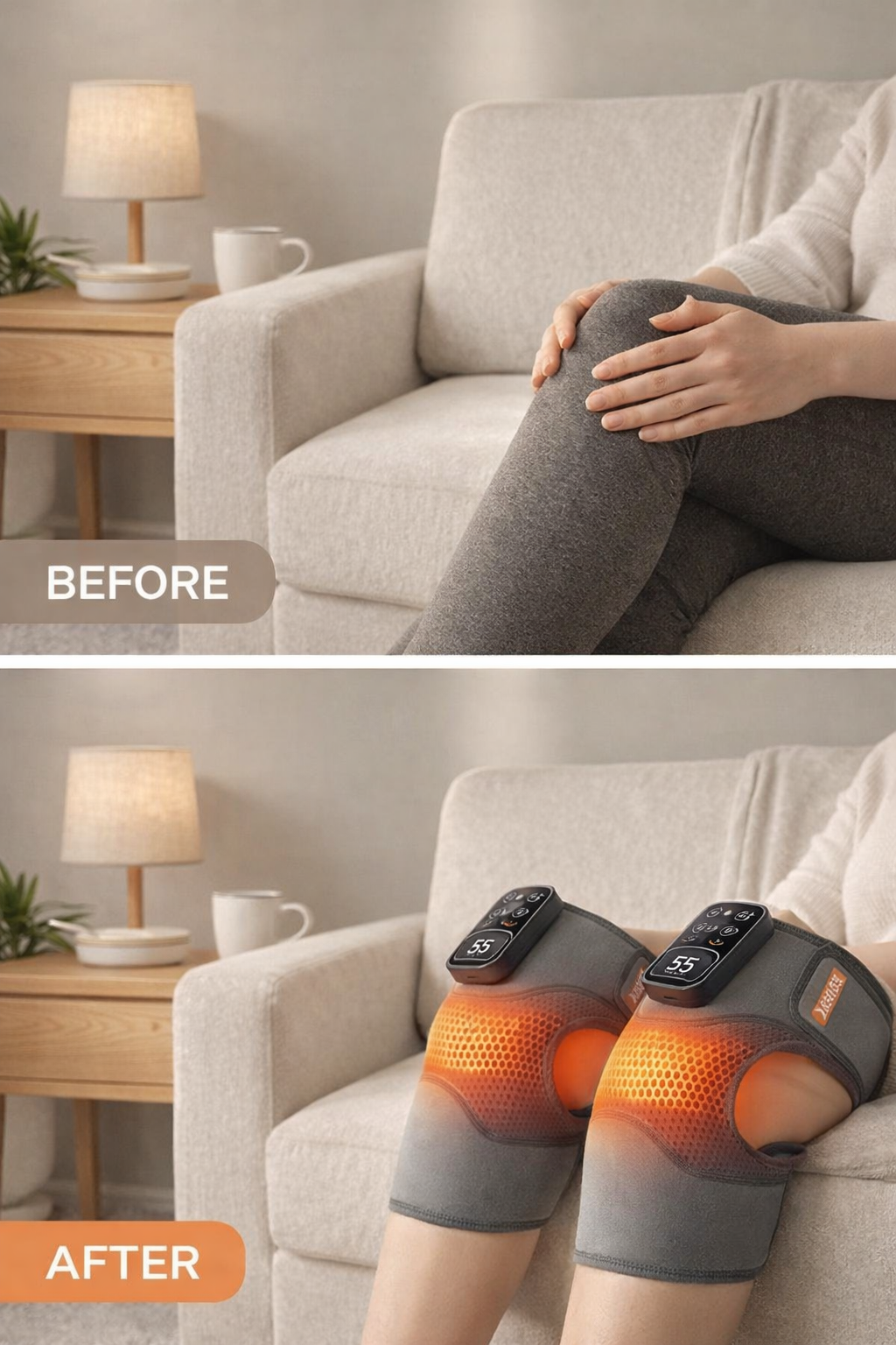 Auralis | Cordless Knee Massager For Pain Relief & Recovery
