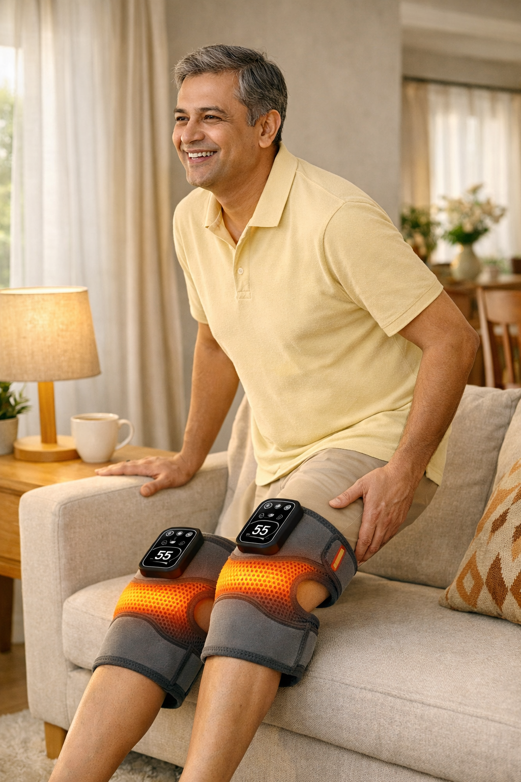 Auralis | Cordless Knee Massager For Pain Relief & Recovery